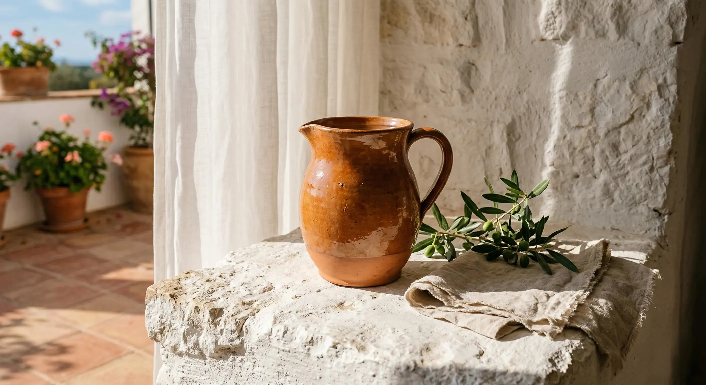 Vase mis en scène par IA — ambiance n°1