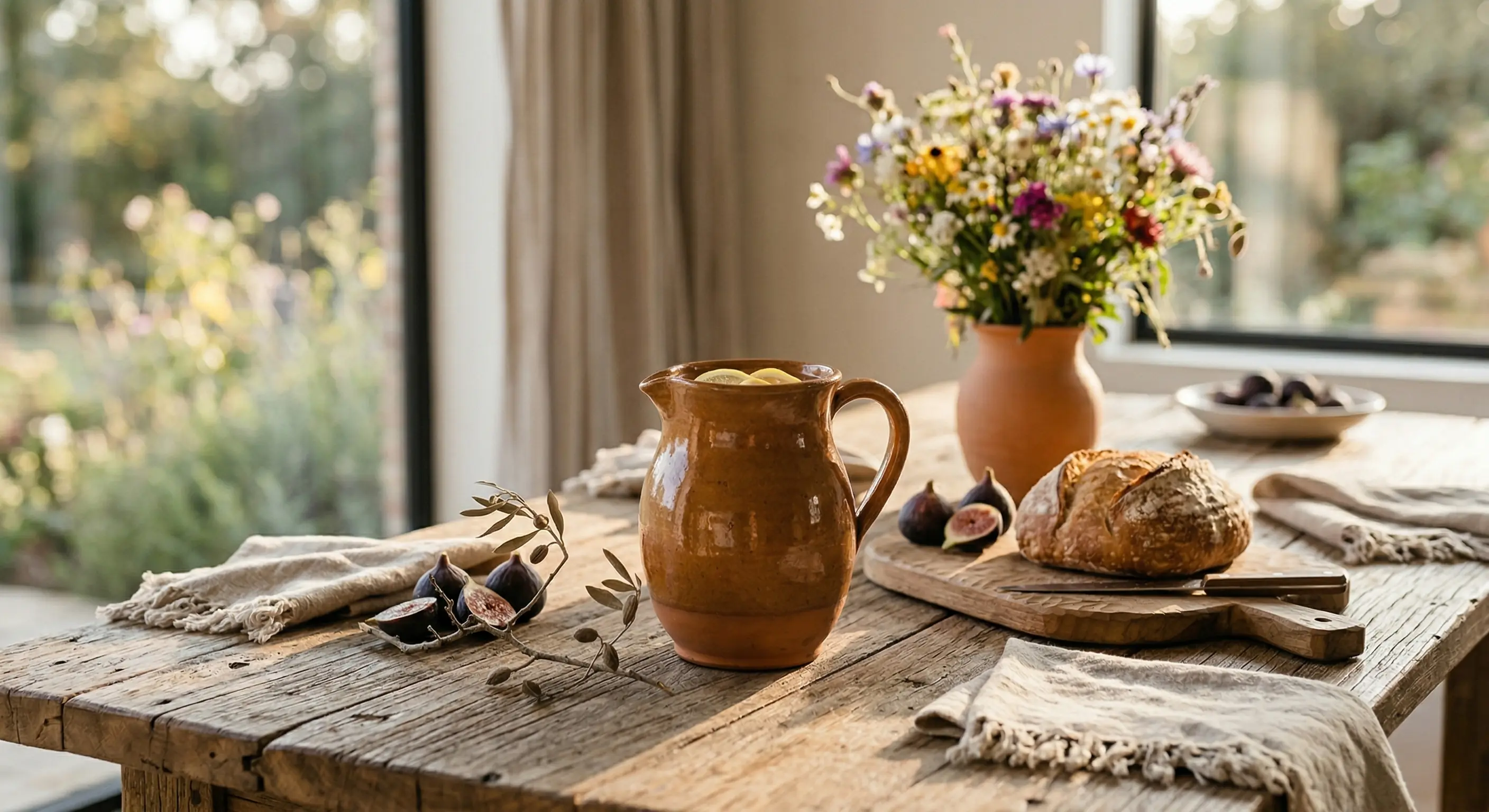 Vase mis en scène par IA — ambiance n°3